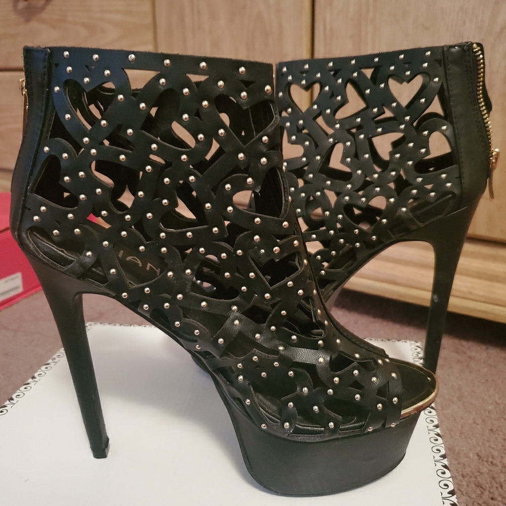 Black Bling High Heels